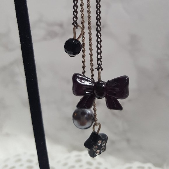 ⭐️Bow dangle earrings - Picture 2 of 3